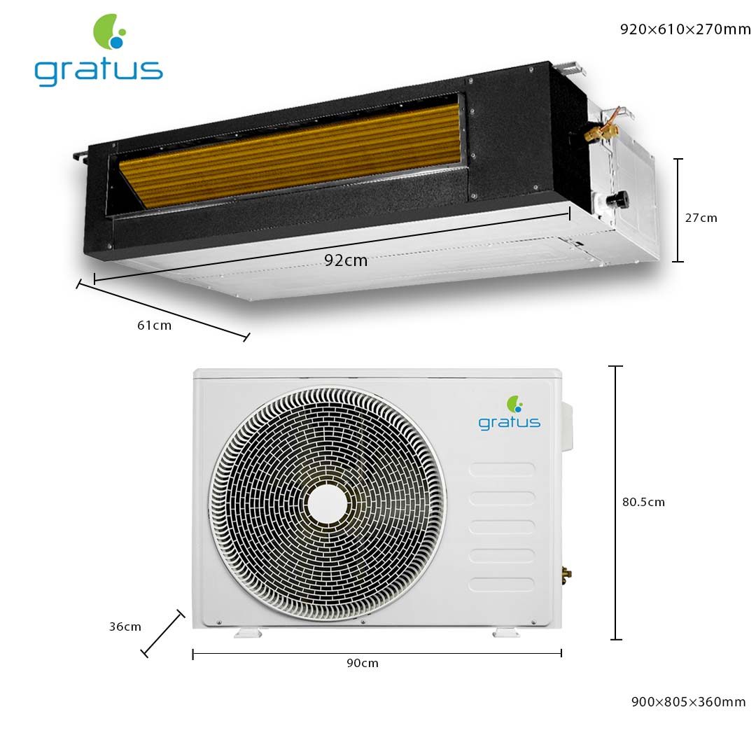 Gratus 2 Ton Duct Type Air Conditioner | T3 Tropicalized | Heavy-Duty Cooling | SD25TRAC4 image 3