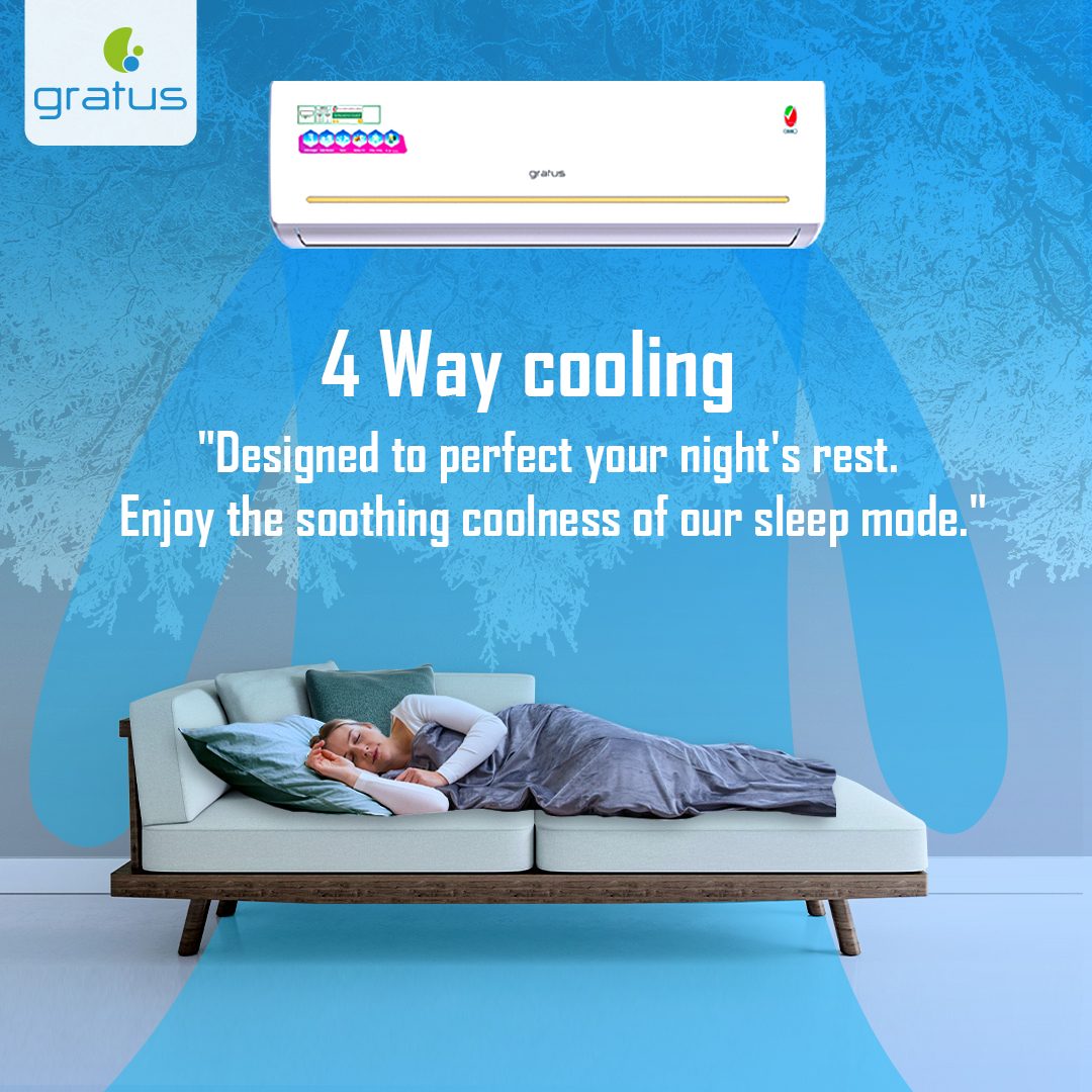 GRATUS 1.5 Ton Split Air Conditioner ROTARY TYPE image 7
