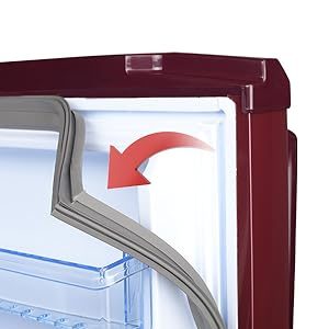 Gratus Single Door Refrigerator (Maroon color) image 7