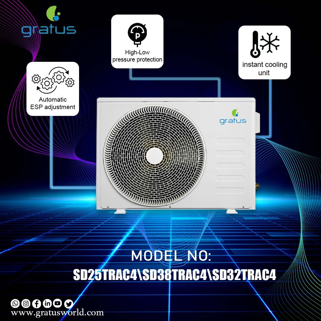 Gratus 2 Ton Duct Type Air Conditioner | T3 Tropicalized | Heavy-Duty Cooling | SD25TRAC4 image 5