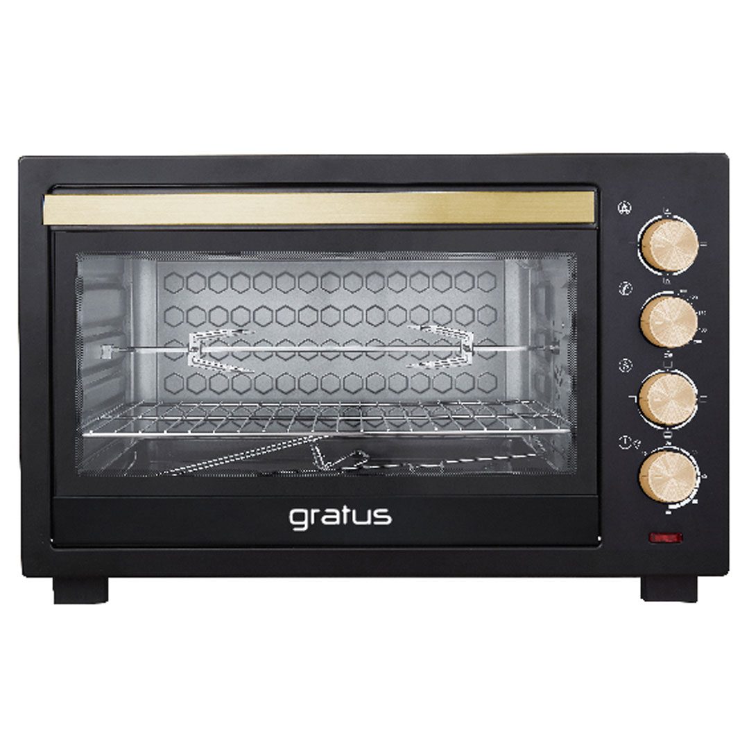 Gratus 80L 2800W Electric Oven Toaster Grill with Rotisserie - Oven by Gratus