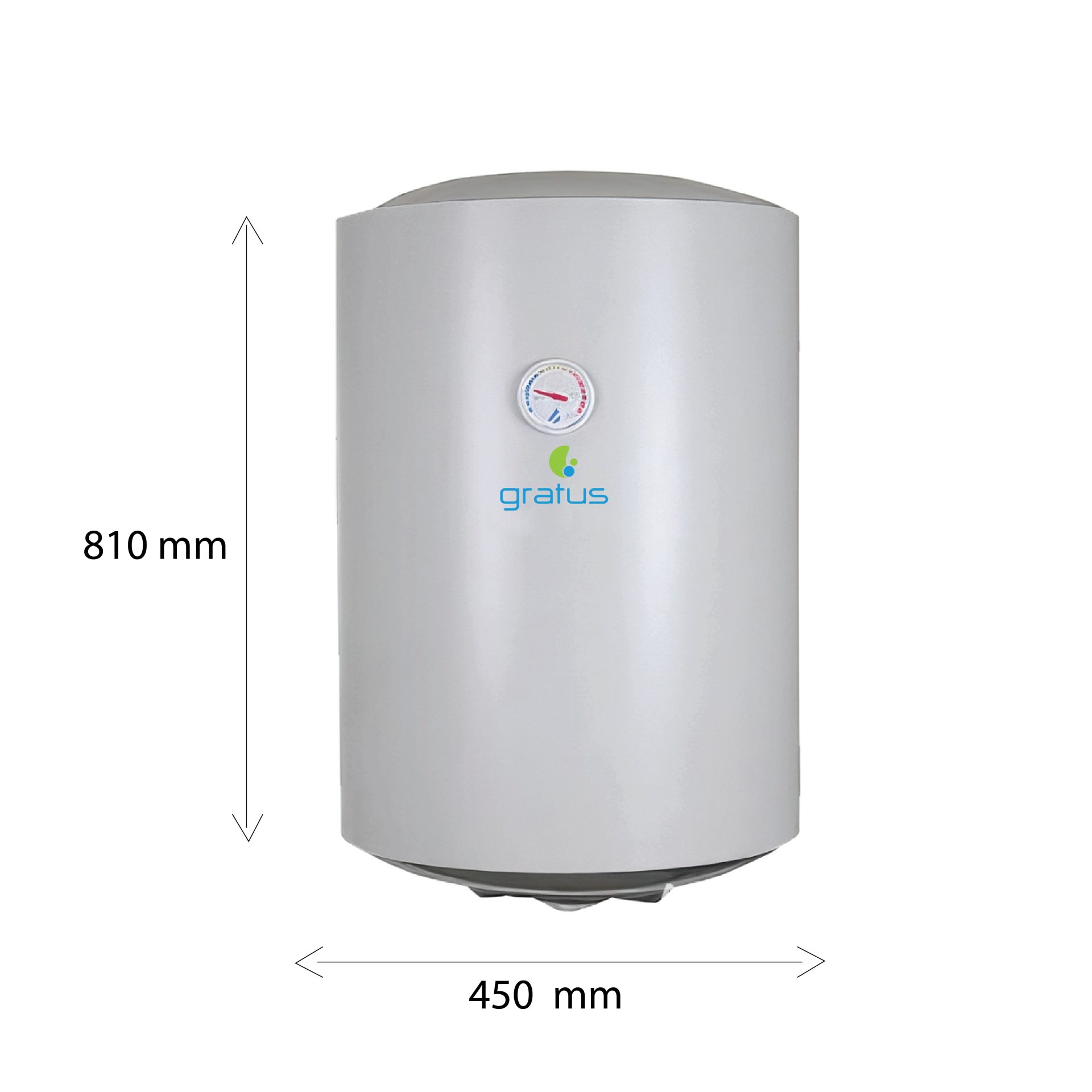 Gratus 80L Vertical Electric Water Heater image 3