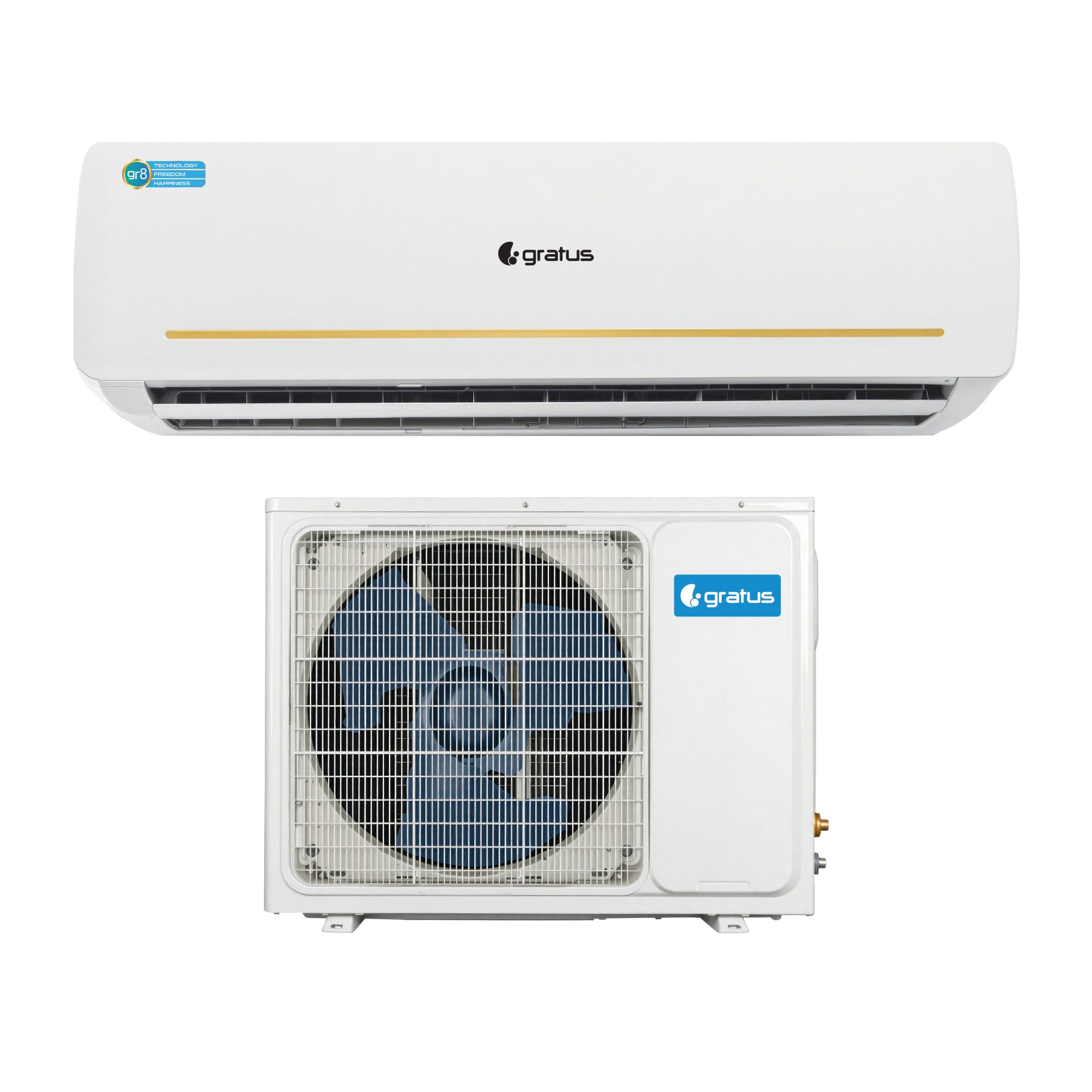 Gratus 1.5 Ton Split Air Conditioner with Heavy-Duty Piston Compressor image 6