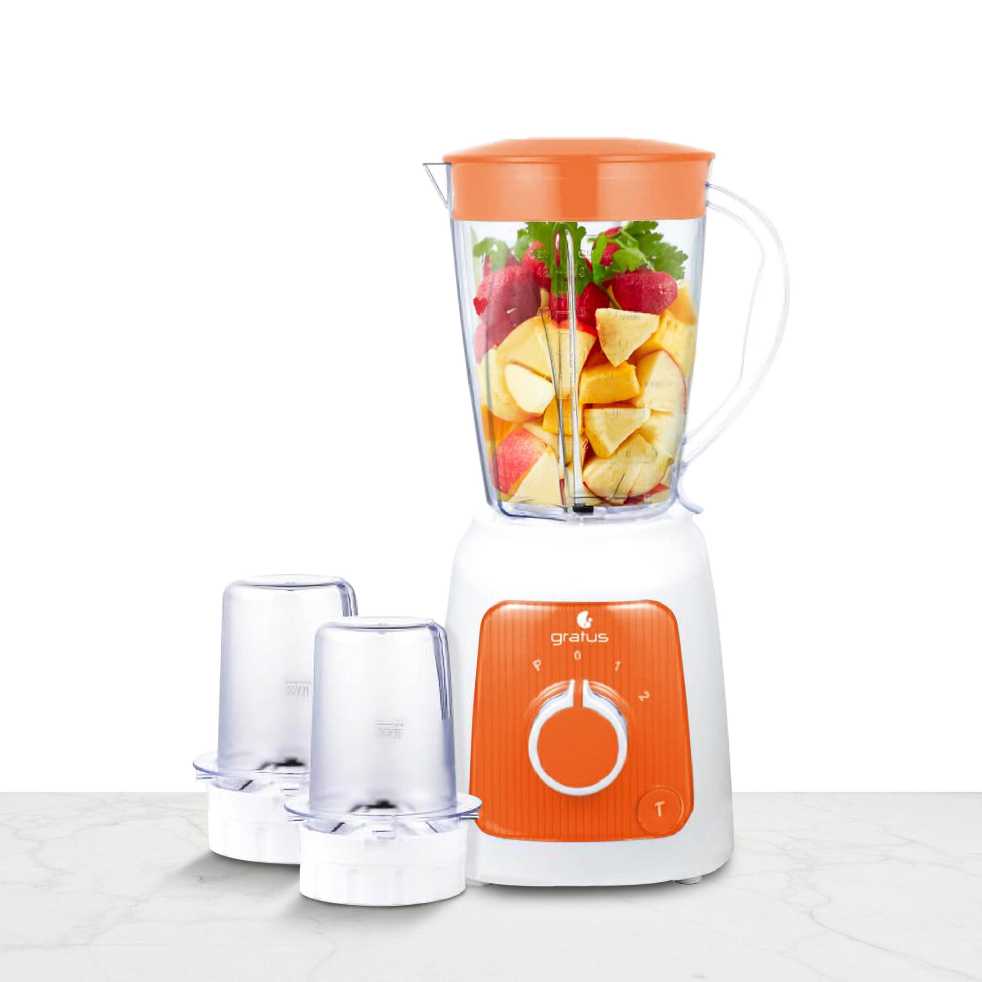 GRATUS BLENDER 1.6 ltr capacity Jar + 2 Mill Jars image 2