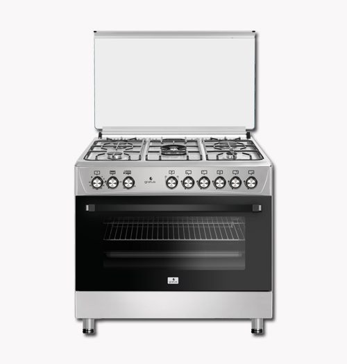 Gratus 90×60cm 5 Burner Free Standing Full Gas Cooker with XXL 147L Gas Oven image 6