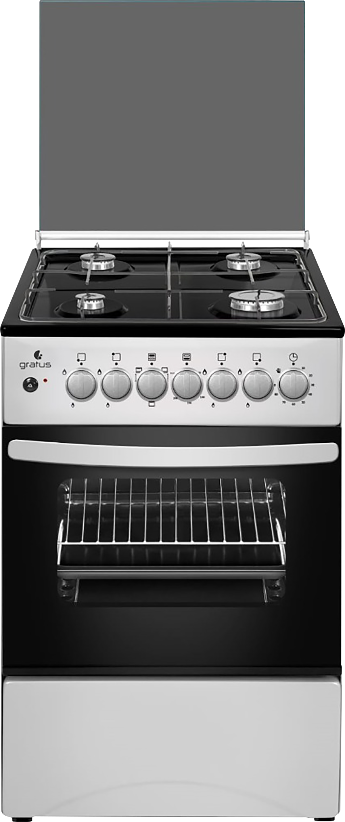 Gratus Classic Series 50 × 50 cm Full Gas Free Standing Cooker with 4 Euro Burners image 6