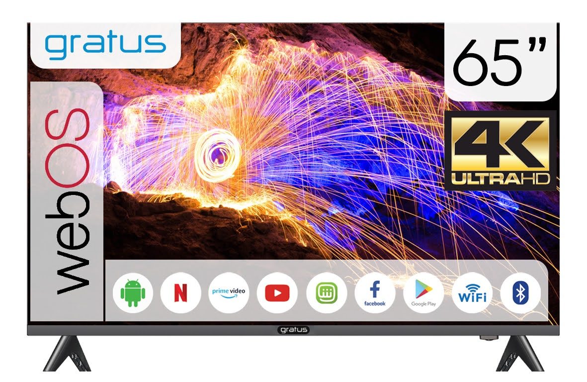 Gratus 65" WebOS Powered 4K Edgeless UHD Smart LED TV with ThinQ AI image 13