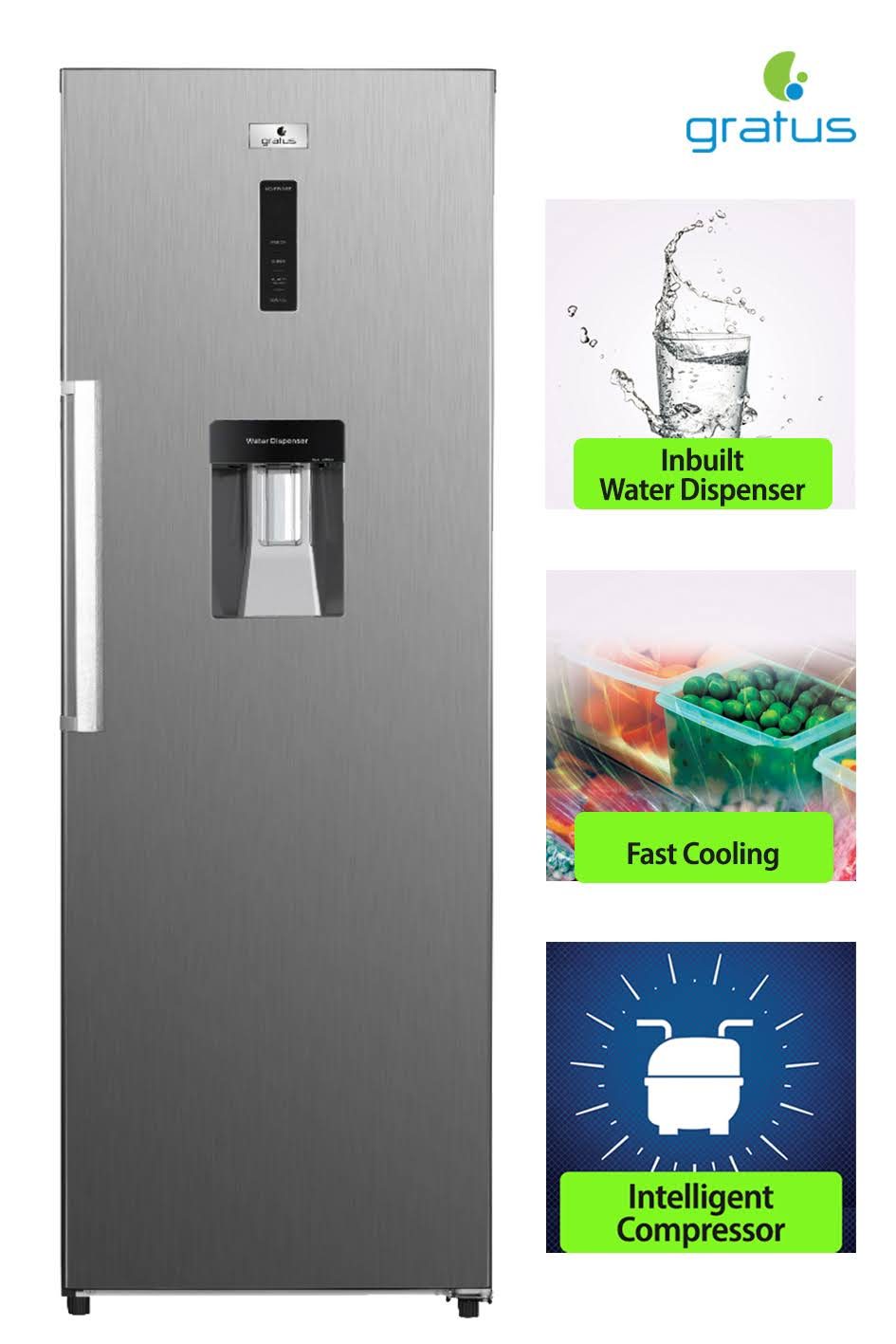 Gratus Frost-Free Refrigerator - Refrigerator by Gratus