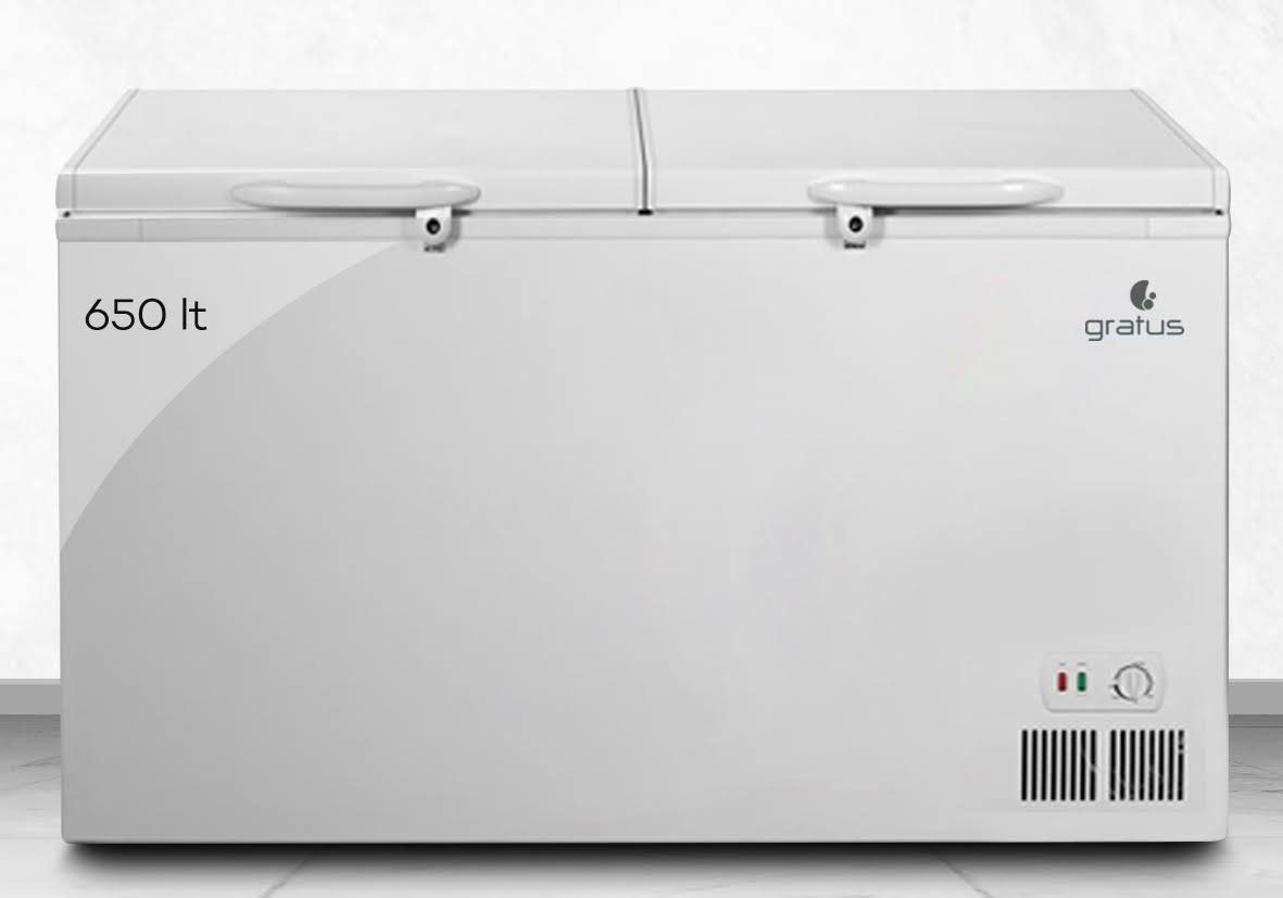Gratus 650L Tropicalized Chest Freezer with 2 Doors image 10