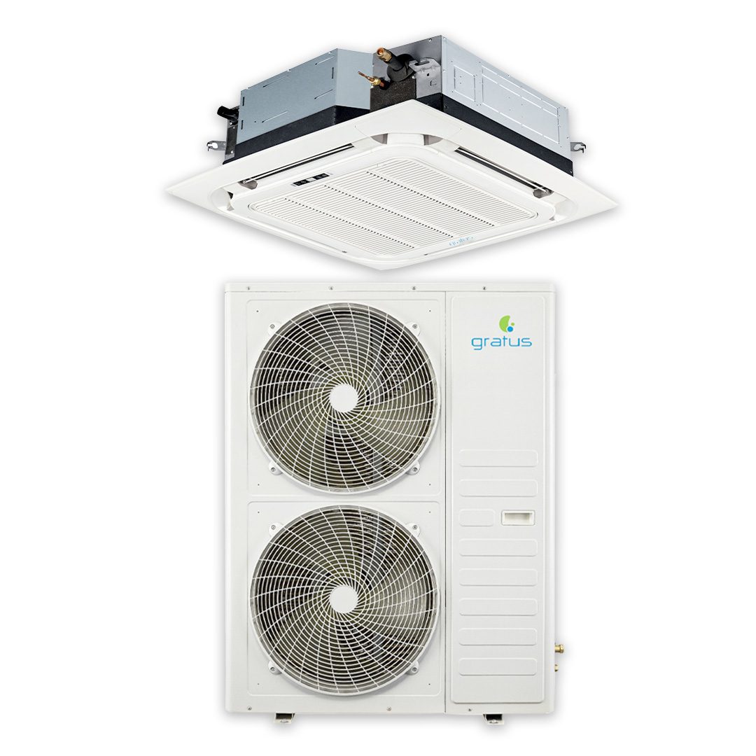 Gratus 4 Ton Cassette Type Air Conditioner | T3 Scroll Compressor | 4-Way Airflow | SC50TSAC4 - Air Conditioner by Gratus