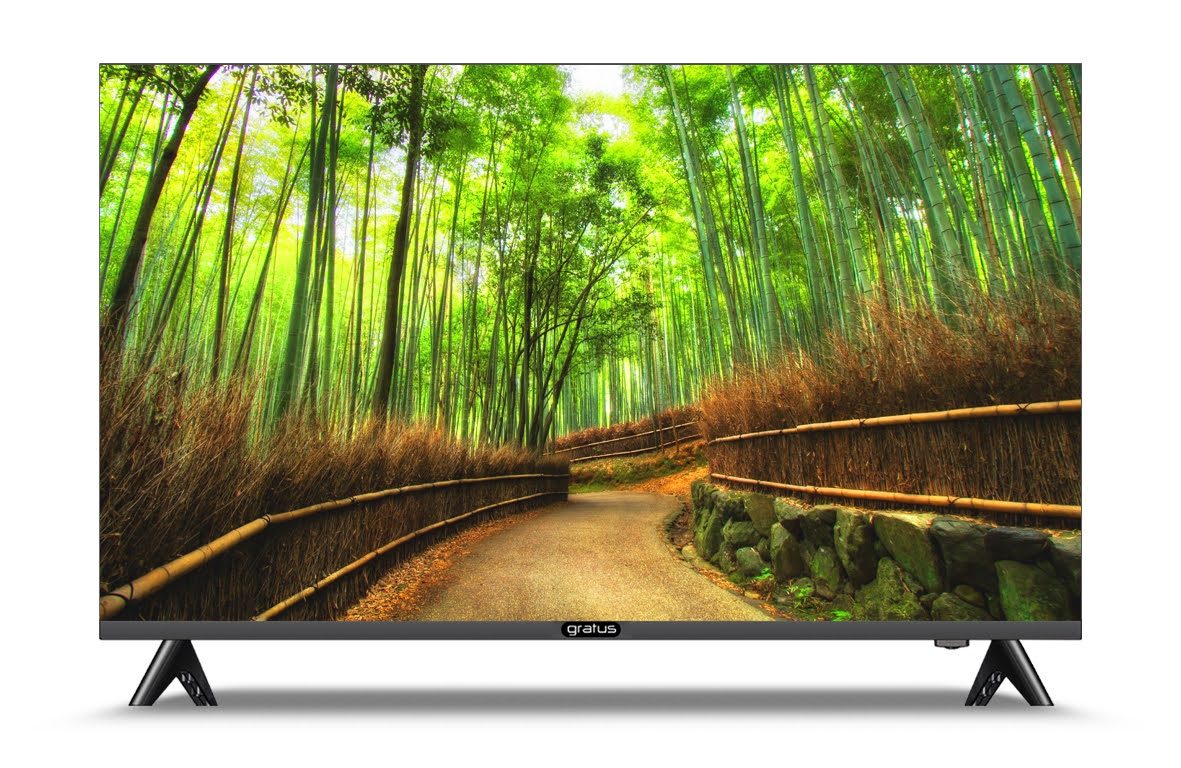 Gratus VIDAA Powered 4K Edgeless UHD 75" LED Smart TV with Dolby Audio - Television by Gratus