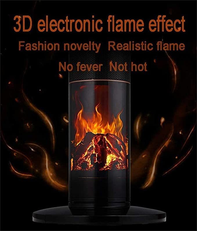 Gratus 2000W Tower PTC Ceramic Heater with 3D Flame Effect & Remote Control – GPFH2002TC image 3
