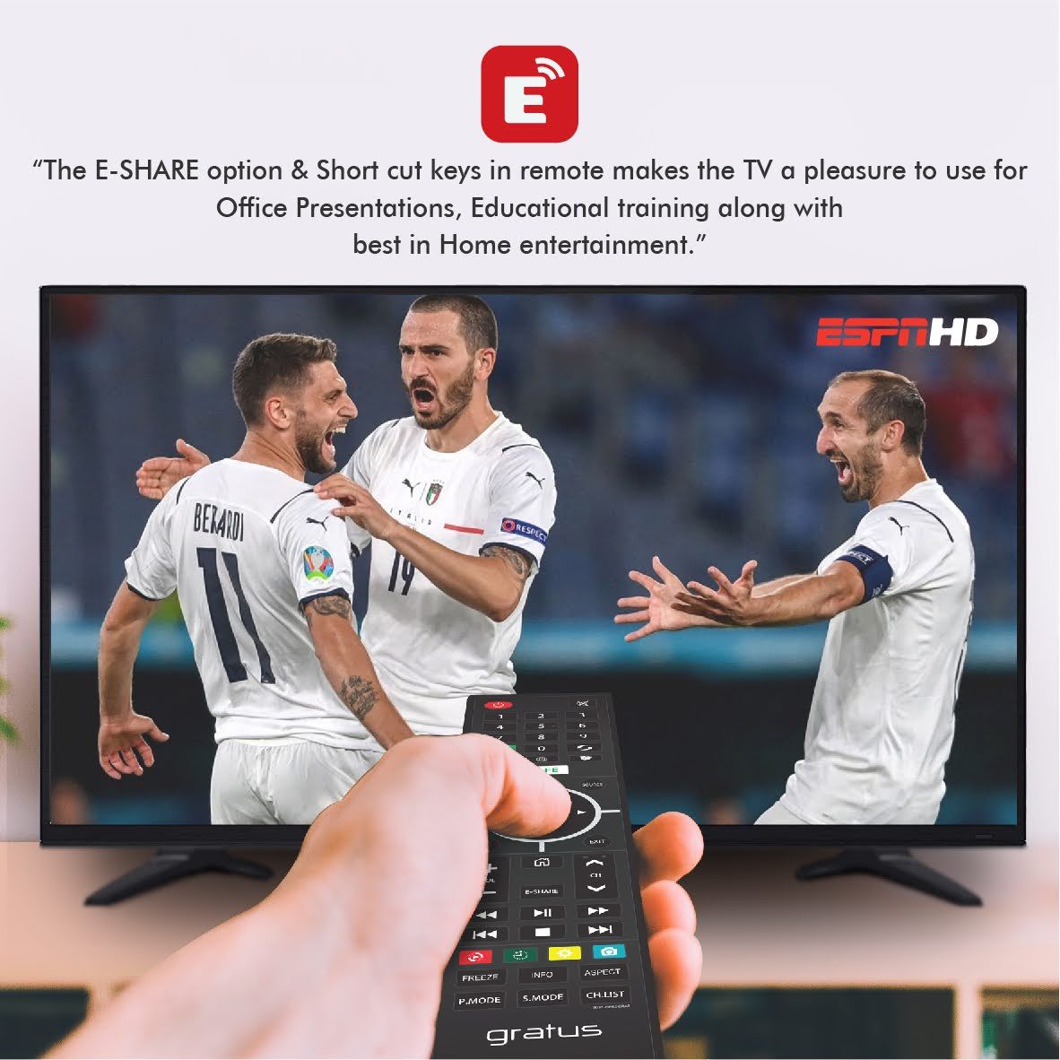 Gratus 50 Inch UHD 4K Smart LED TV with Android 11.0 image 5