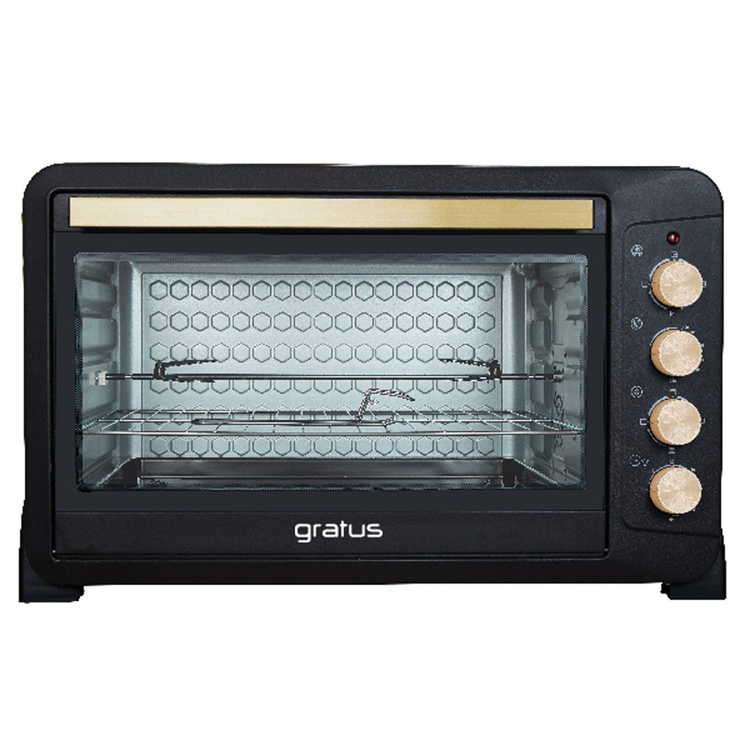 Gratus 100L Electric Oven Toaster Grill with Rotisserie - Oven by Gratus