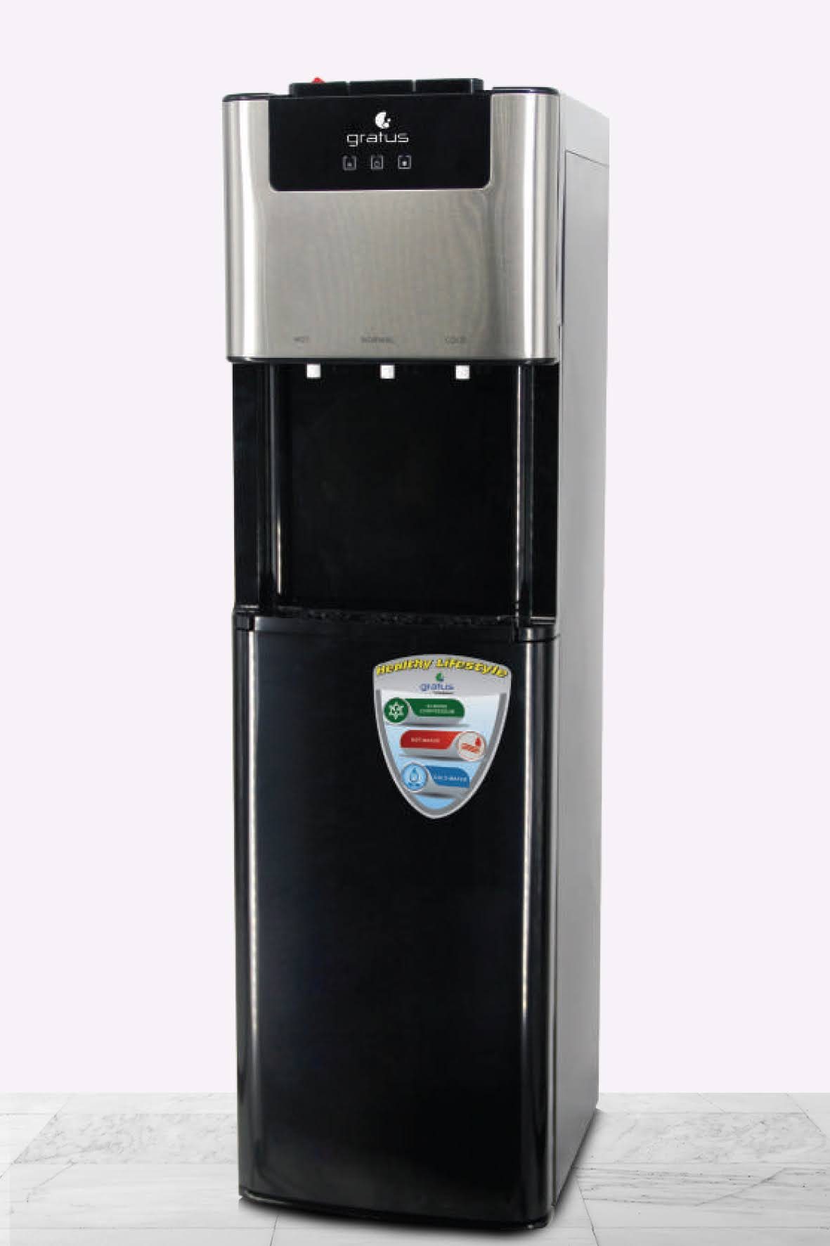 Gratus bottom loading free standing Hot & Cold- Water Dispenser with 1 Year Full & 2 Year Compressor Warranty - Water Dispenser by Gratus
