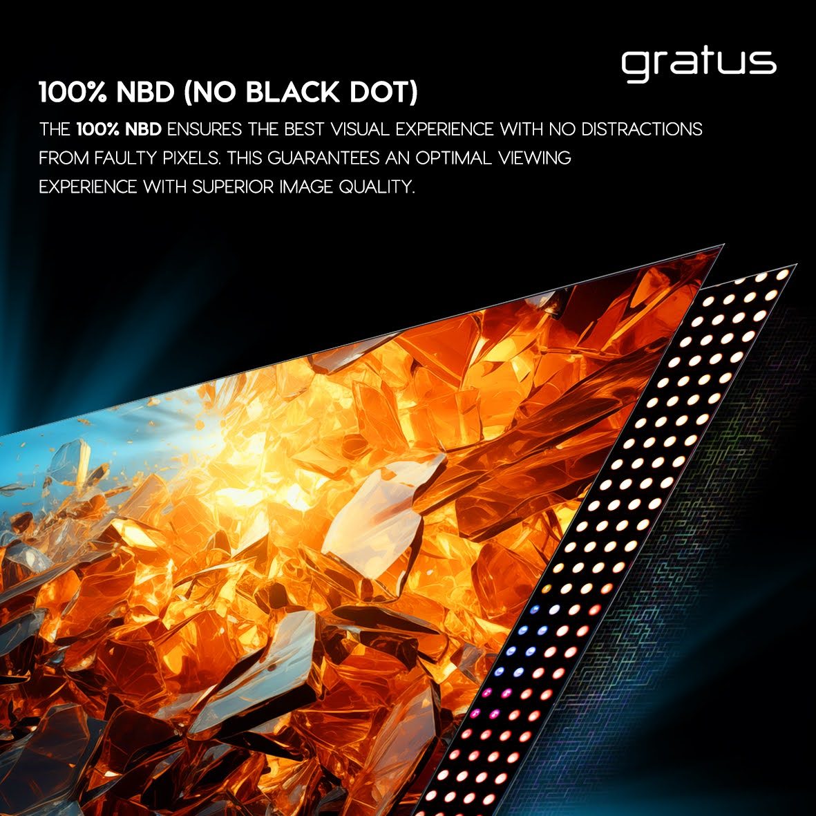 Gratus WebOS powered 4K Edgeless UHD 58"LED SMART TV with ThinQ AI image 5