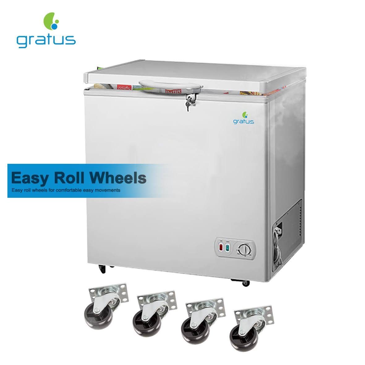 Gratus 150L Tropicalized Chest Freezer with Internal LED image 2