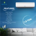 Gratus 1.5 Ton Split Air Conditioner | 4-Way Cooling | GSAC18TRS image 2