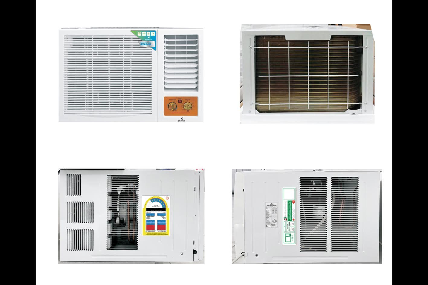 Gratus 1.5 Ton Window Air Conditioner with Heavy-Duty Rotary Compressor & R410A Refrigerant – GWAC185TRS image 2