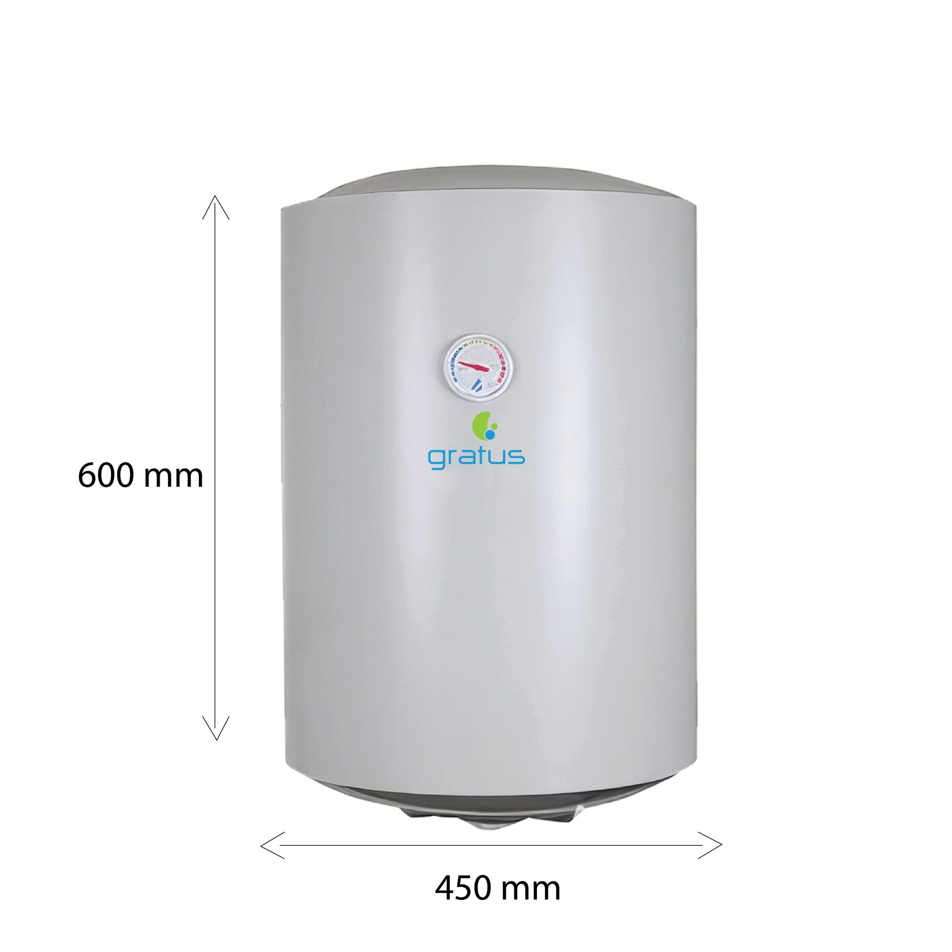 Gratus 50L Vertical Electric Water Heater 1500W White | SWHE-050V image 4