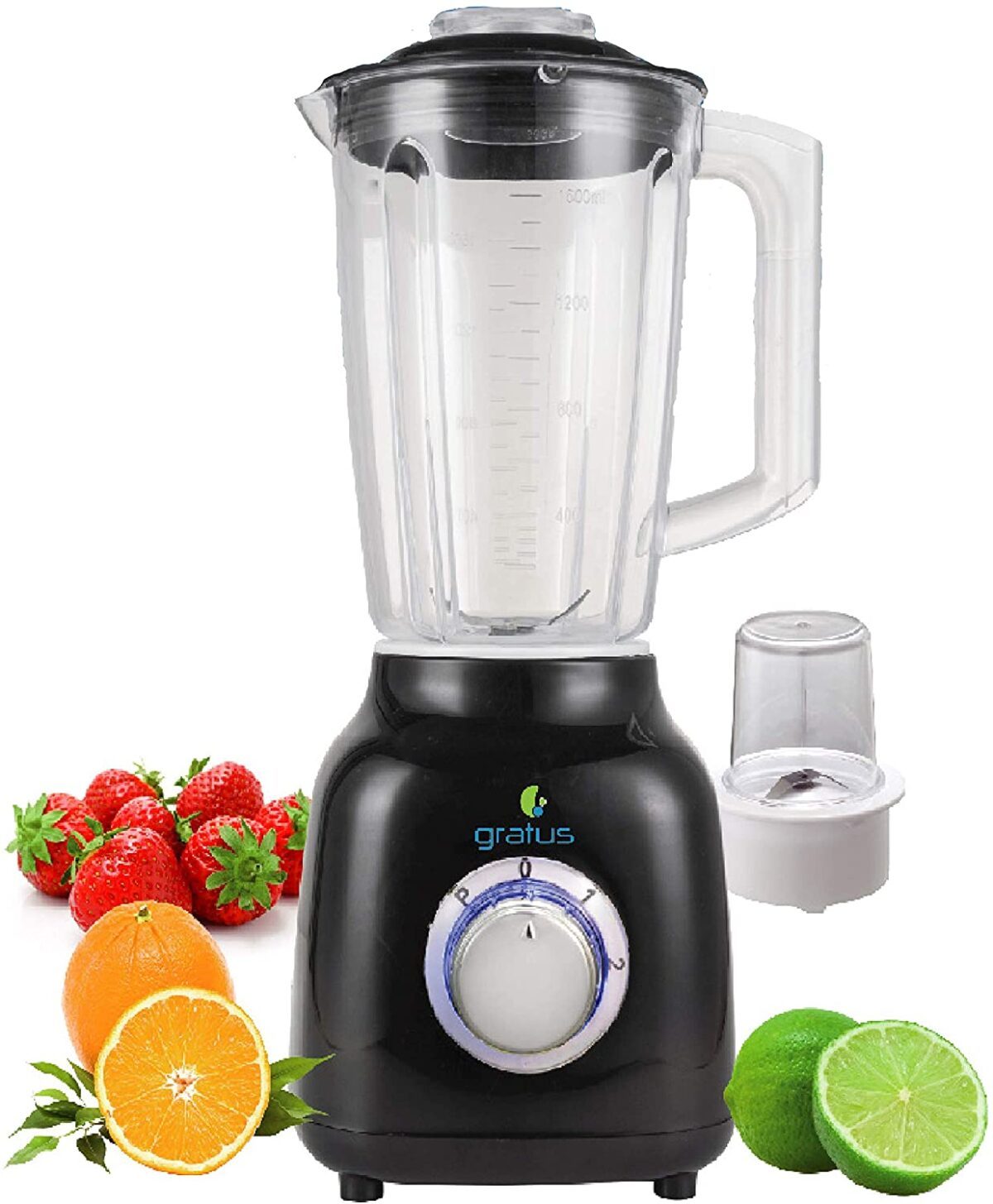 Gratus 350W 2-in-1 Blender with 1.6L Jar & Mill Jar image 2