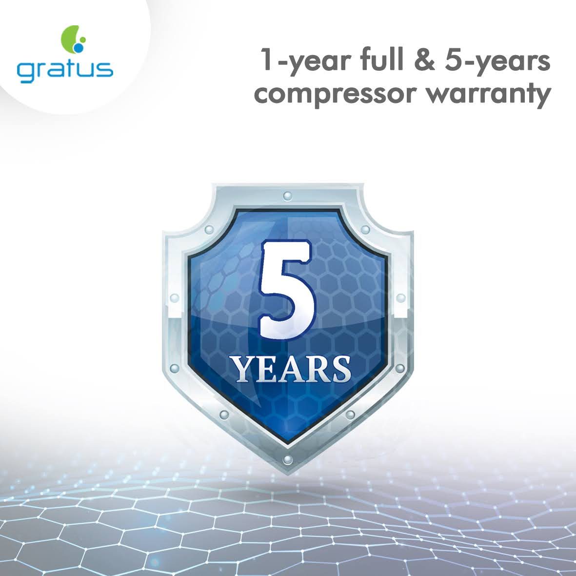 Gratus 1 Ton Hot & Cold Split Air Conditioner | T1 Rotary Compressor | 4-Way Cooling | R410A Refrigerant | GSHAC121SC image 7
