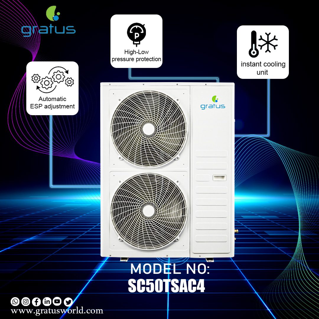 Gratus 4 Ton Cassette Type Air Conditioner | T3 Scroll Compressor | 4-Way Airflow | SC50TSAC4 image 6