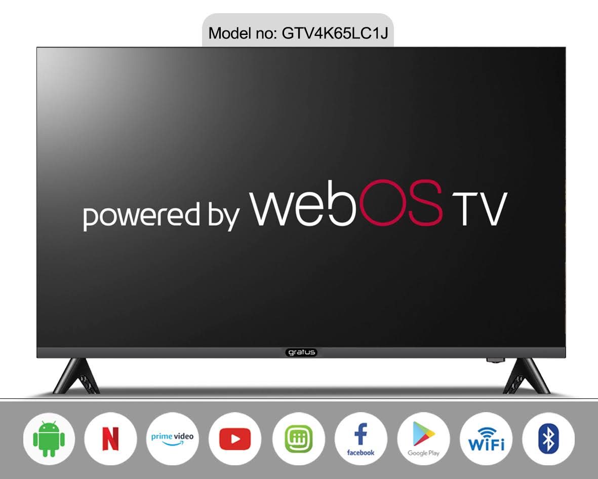 Gratus 65" WebOS Powered 4K Edgeless UHD Smart LED TV with ThinQ AI image 9