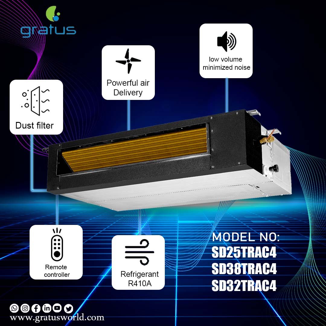 Gratus 2.5 Ton Duct Type Air Conditioner | T3 Tropicalized | Heavy-Duty Cooling | SD32TRAC4 image 6