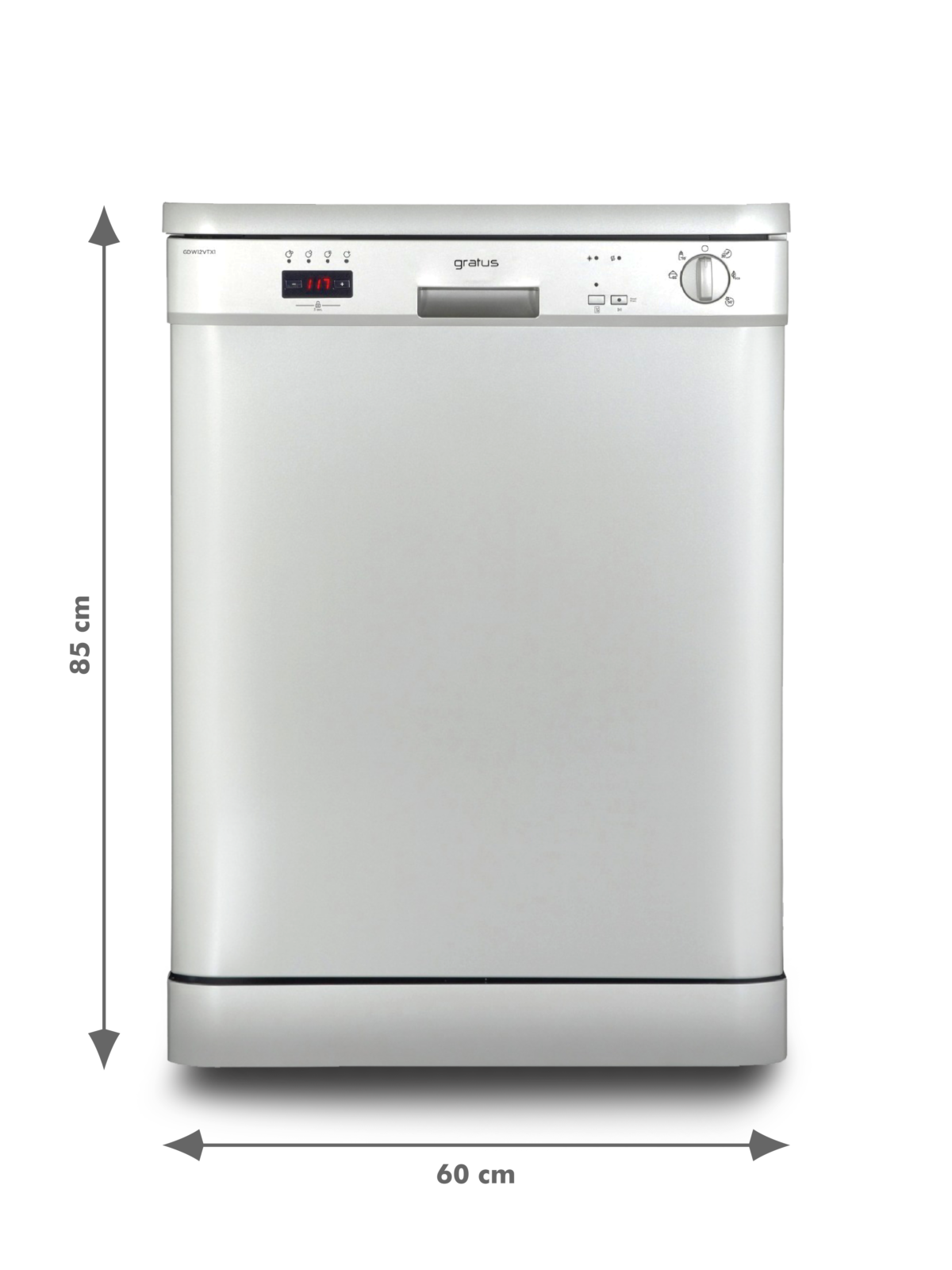 Gratus 12 Place Setting Free Standing Dishwasher image 2