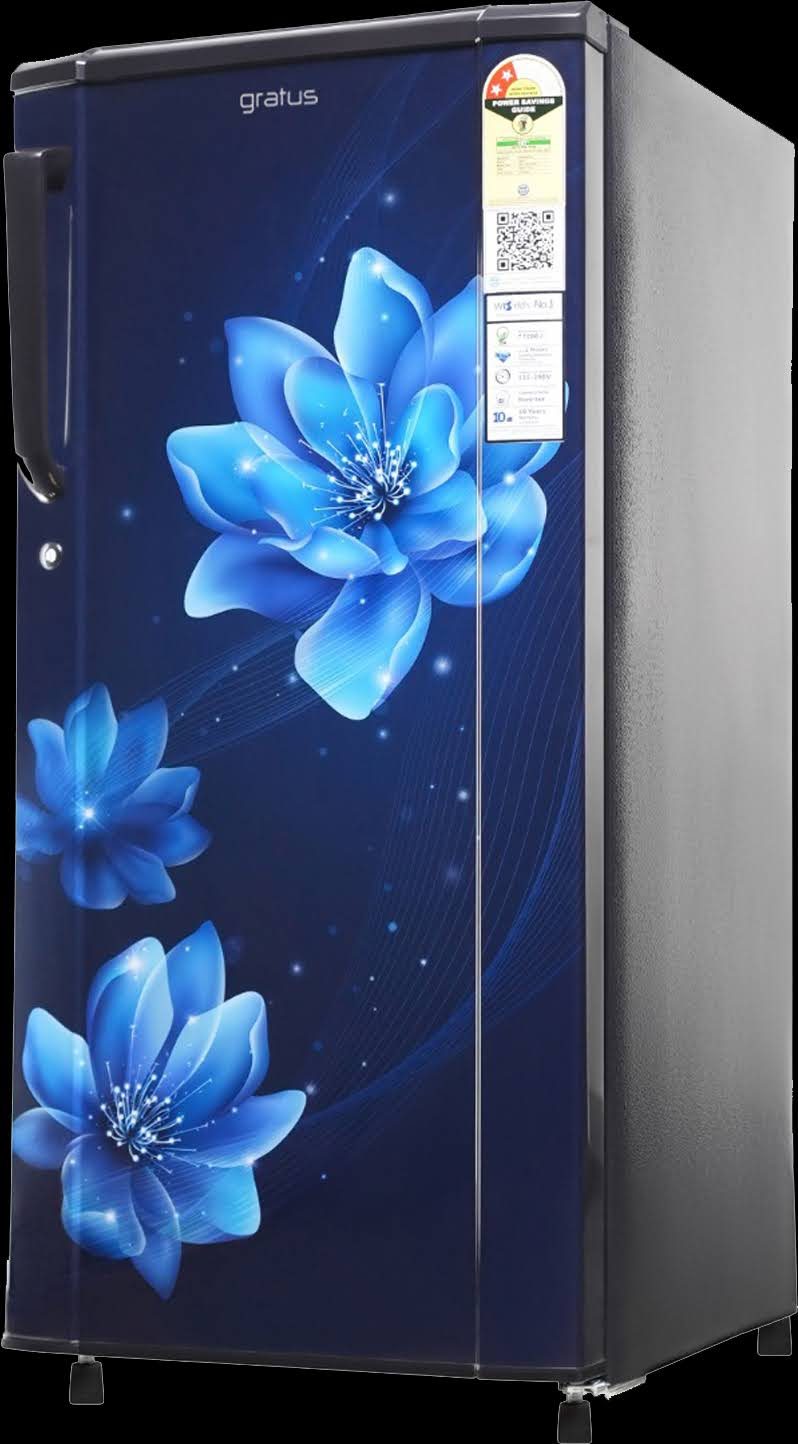 Gratus GDCR246RHI Direct Cool Single Door Refrigerator – Red Opal image 9