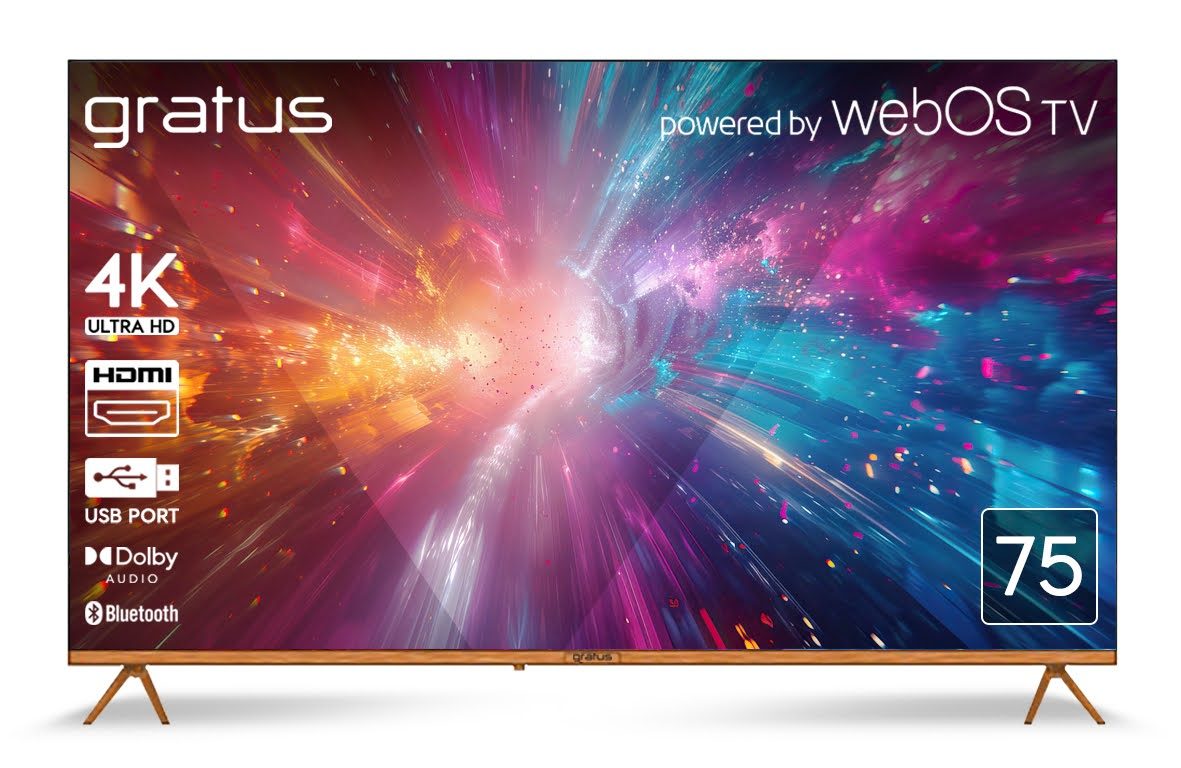 Gratus WebOS powered 4K Edgeless UHD 70" LED SMART TV with ThinQ AI - Television by Gratus
