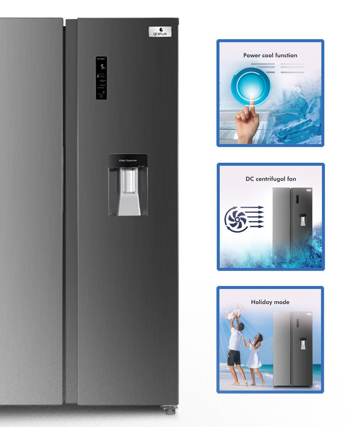 Gratus Frost-Free Refrigerator image 7