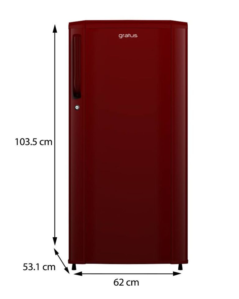 Gratus Single Door Refrigerator (Maroon color) image 15