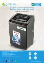 Gratus 22 KG Fully Automatic Top Load Washing Machine | 10 Wash Programs | Active Wash System | Stain Master Technology | Transparent Glass Lid | GFT22AKCDX1 image 5