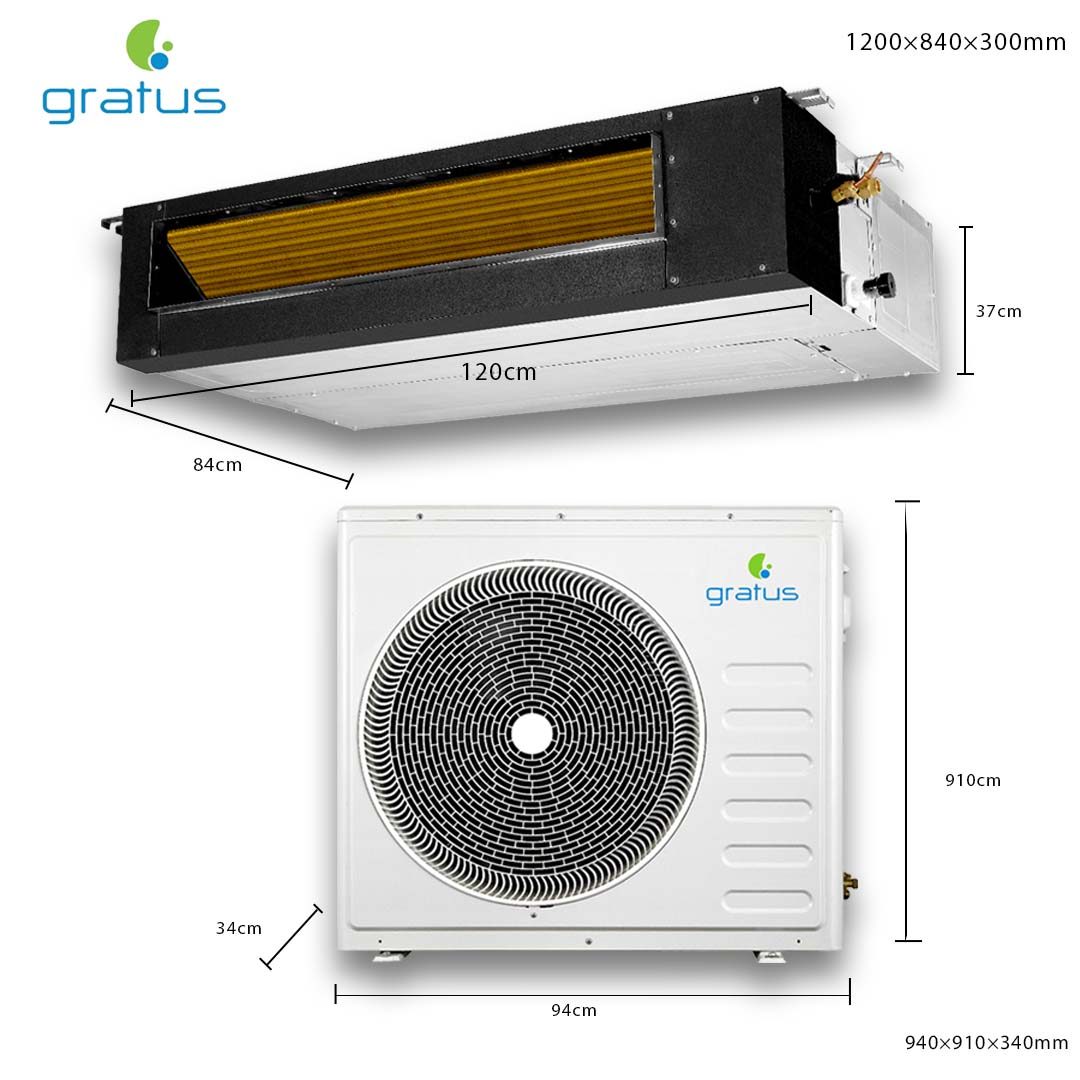 Gratus 3 Ton Duct Type Air Conditioner | T3 Tropicalized | Heavy-Duty Cooling | SD38TRAC4 image 3