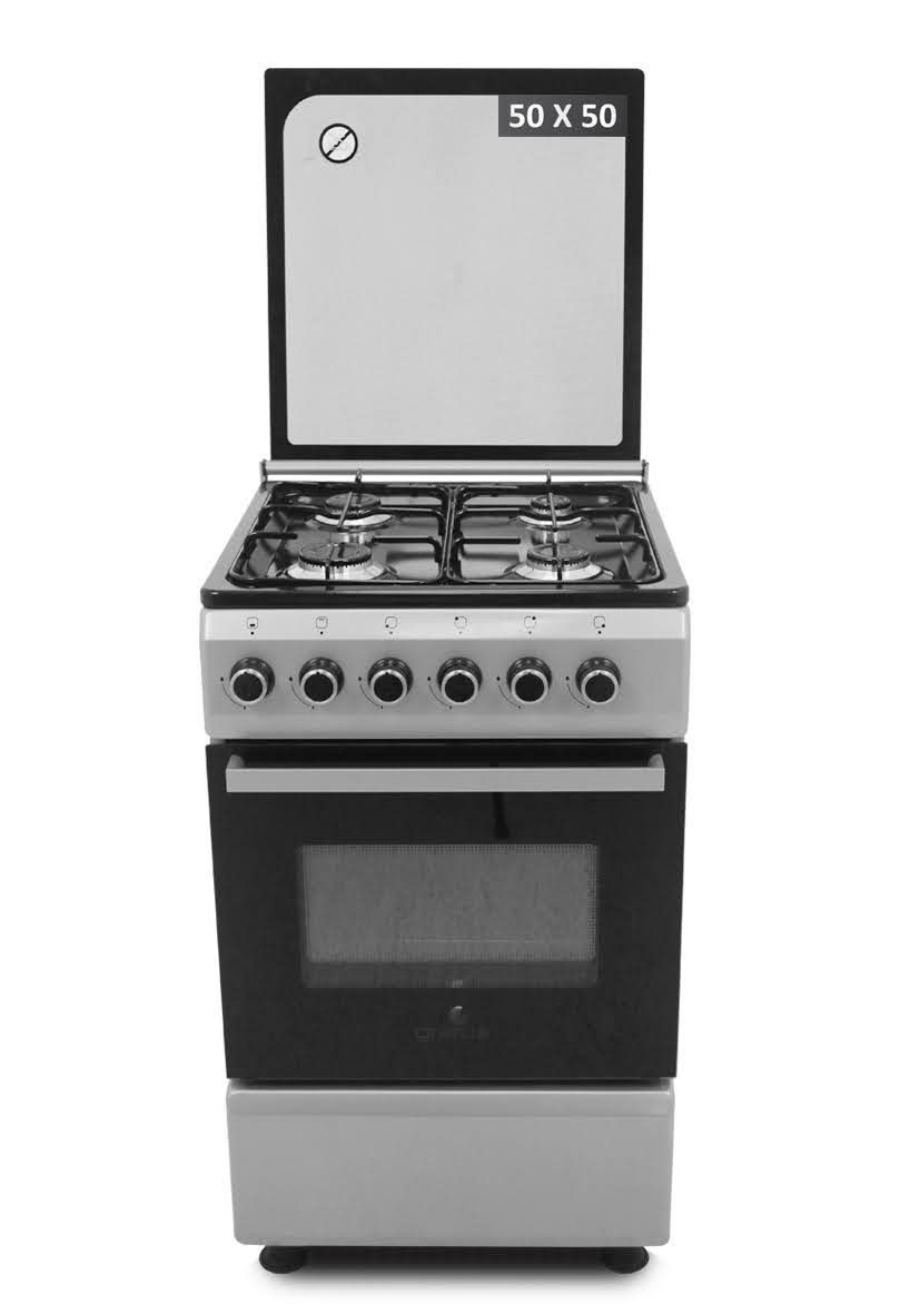Gratus 50×50 Full Gas Free Standing Cooker with 4 Euro Burners – CR55KTSS1