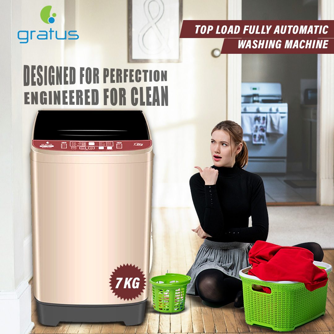 Gratus 7 KG Fully Automatic Top Load Washing Machine image 7