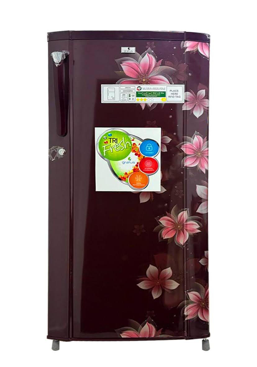 Gratus 246L Direct Cool Single Door Refrigerator – Marine Peony | GDCR246BHI image 6
