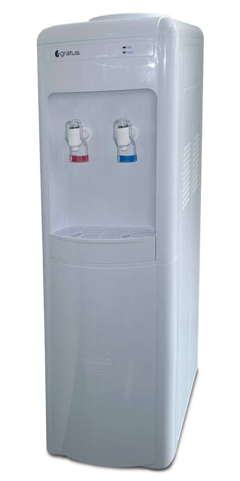 Gratus Hot & Cold 2 Tap Floor Standing Top Loading Water Dispenser | Compressor Cooling | Stainless Steel Hot Water Tank | 1-Year Full & 2-Year Compressor Warranty | GWD102BWDX - Water Dispenser by Gratus