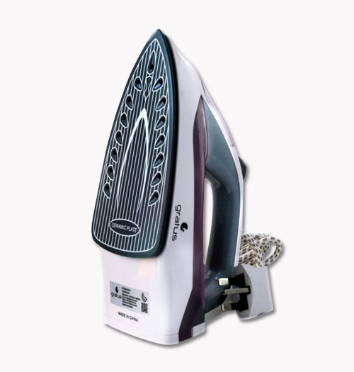 Gratus 1600W Steam Iron with Ceramic Soleplate – GSI1600UC image 3