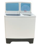 Gratus 24 KG Top Load Semi-Automatic Washing Machine (White/Black) image 4