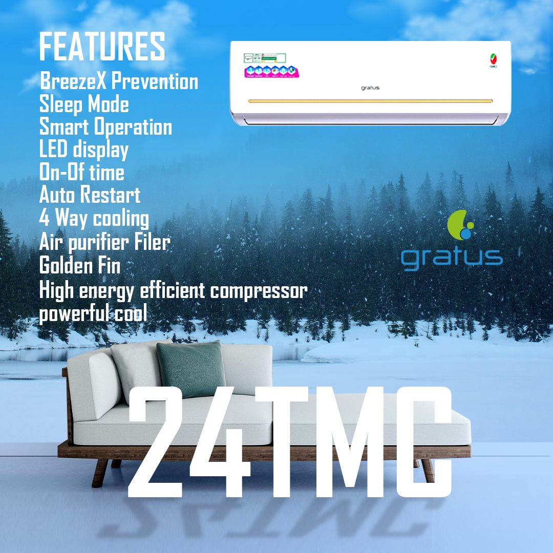 GRATUS 1.5 Ton Split Air Conditioner ROTARY TYPE image 6
