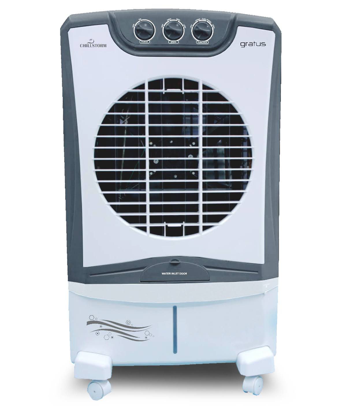 Gratus 35L CHILLSTORM35 Desert Air Cooler with Four-Way Air Deflection - Fan & Evaporative Coolers by Gratus