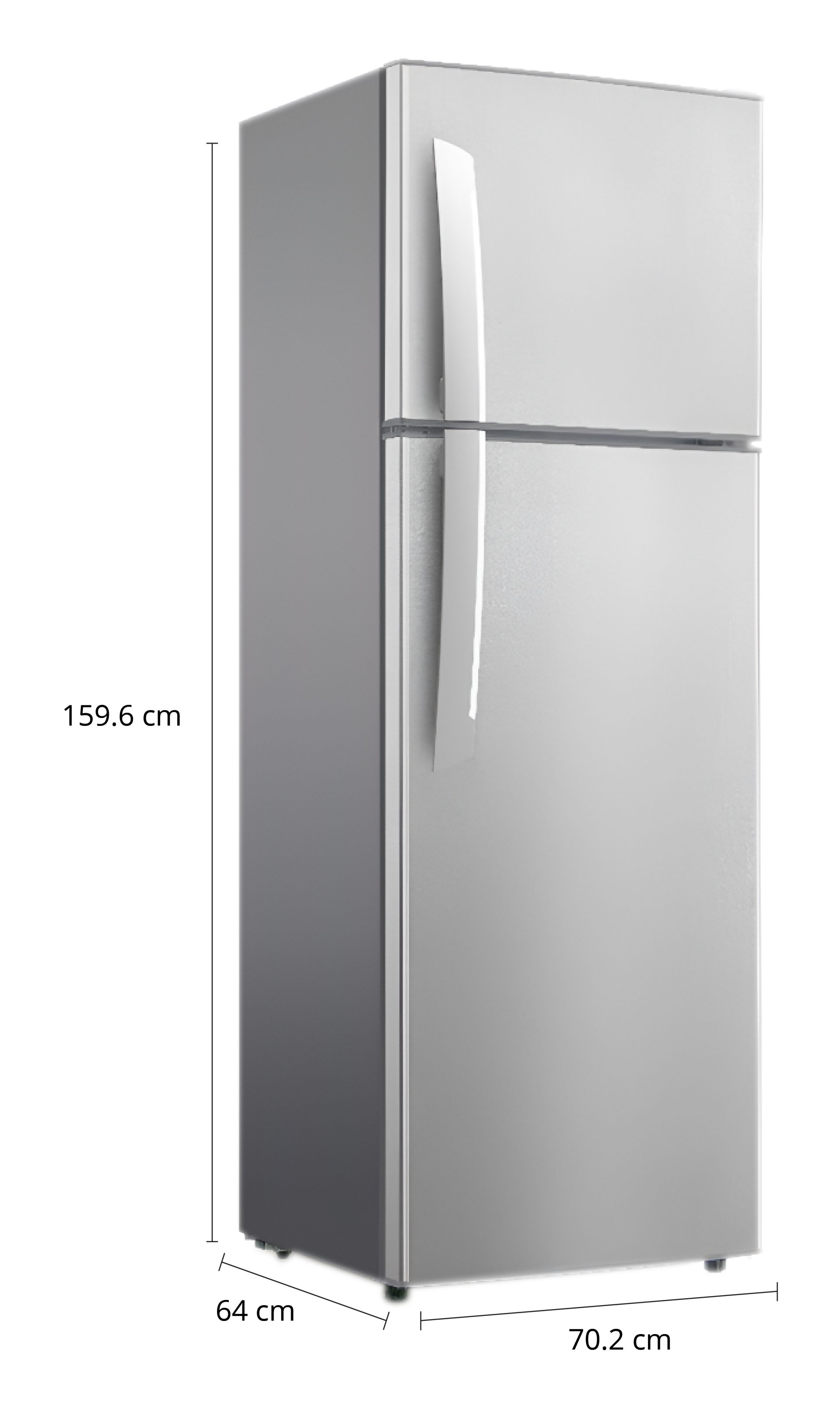 Gratus RD400CHSC1 Top Mount Double Door Refrigerator image 5