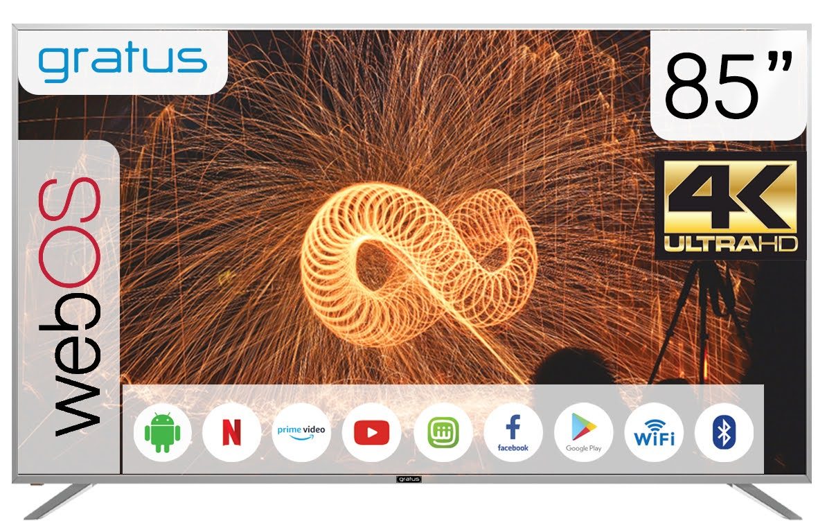 Gratus 85" WebOS Powered 4K Edgeless UHD Smart LED TV with ThinQ AI image 5