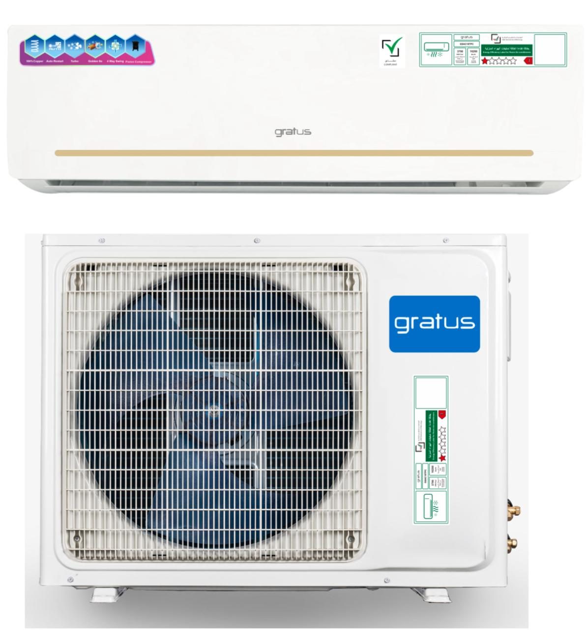 Gratus 2 Ton Split Air Conditioner | 24 - Air Conditioner by Gratus
