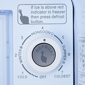 Gratus Single Door Refrigerator (Maroon color) image 3