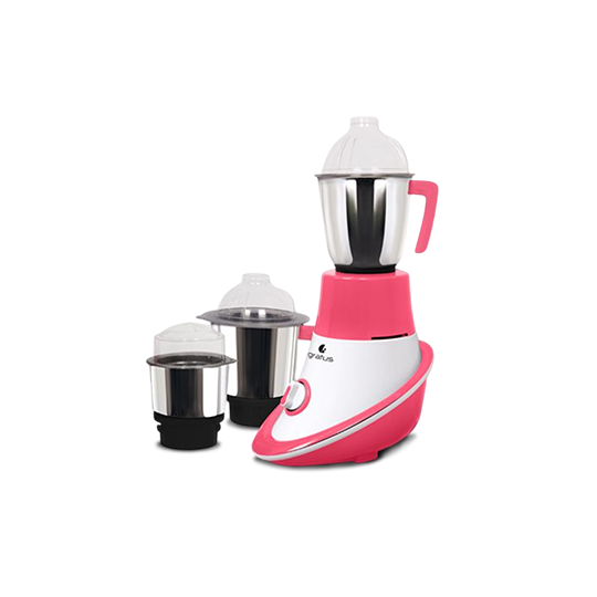 Gratus 600W Mixer Grinder with 3 Stainless Steel Jars & Overload Protection, Model – 6503TI - Mixer Grinder by Gratus