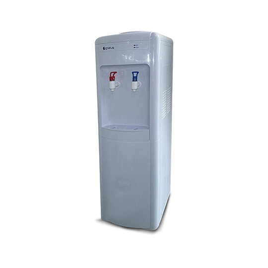 Gratus Hot & Cold 2 Tap Floor Standing Top Loading Water Dispenser with Cabinet, Compressor Cooling, 1-Year Full & 2-Year Compressor Warranty | GWD102AWDX